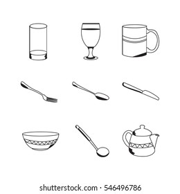 cutlery icon vector illustration