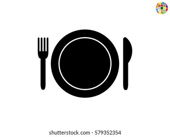 cutlery, icon, vector illustration eps10