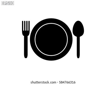 cutlery, icon, vector illustration eps10