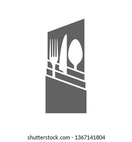 Cutlery Icon Vector logo for culinary business all company with modern high end look
