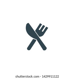 Cutlery Icon Vector Logo Template Stock Vector (Royalty Free ...