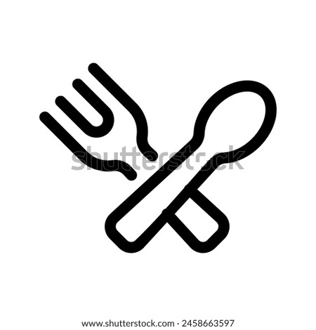 Cutlery Icon Vector Symbol Design Illustration