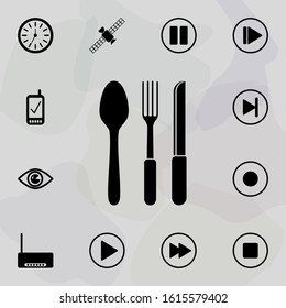 cutlery icon. web icons universal set for web and mobile