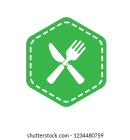 cutlery icon,emblem, label, badge,sticker, logo. Designed for your web site design, logo, app, UI