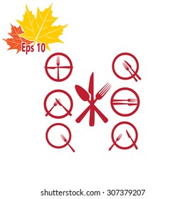 Cutlery Icons Set