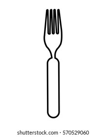 cutlery kitchen tool icon vector illustration design