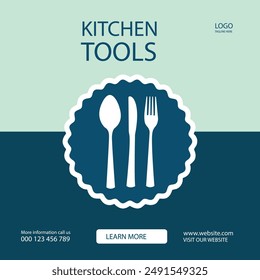 Juego de herramientas de cocina. Utensilios de cocina icono colección con cuchillo, cuchara, tenedor, sartenes, taza, tetera, rallador, rodillo, tabla de cortar, cocina y utensilios de cocina alimentos. Casa en estilo de dibujos animados planos