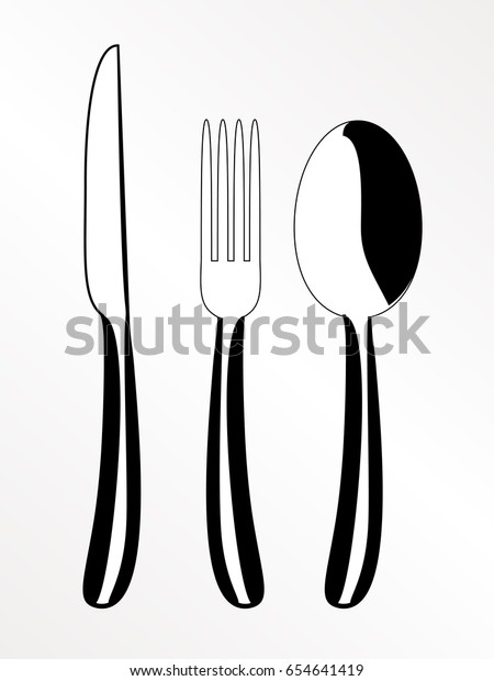 knife fork spoon menu