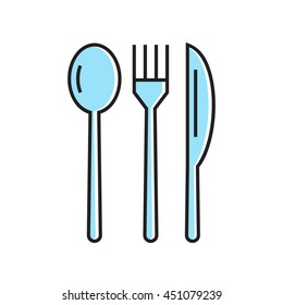 Cutlery Line Icon