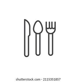 408 Cutlery clipart outline Images, Stock Photos & Vectors | Shutterstock