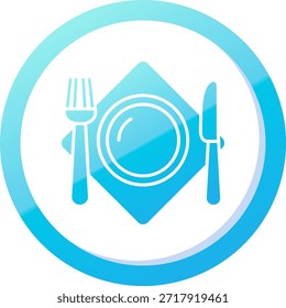 Cutlery Line vector Icon Design
