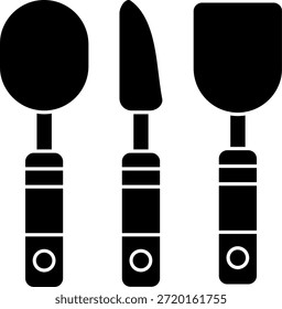 Design de ícone de vetor de Linha de Cutelaria