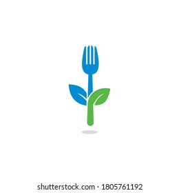 Cutlery-Logo, Health-Logo-Vektorgrafik