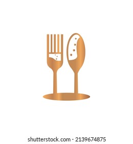 icono de ilustración de logotipo de cubertería vectorial