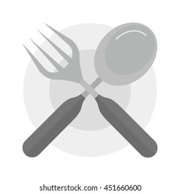Cutlery and Plate