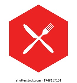 Cutlery and red comb on white