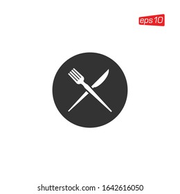 Cutlery Restaurant Icon Design Vector