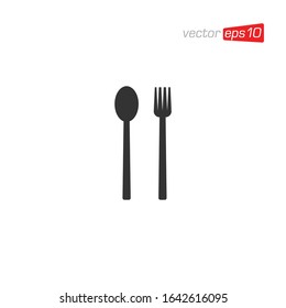 Cutlery Restaurant Icon Design Vector