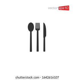 Cutlery Restaurant Icon Design Vector
