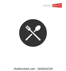 Cutlery Restaurant Icon Design Vector