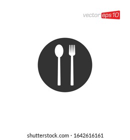 Cutlery Restaurant Icon Design Vector