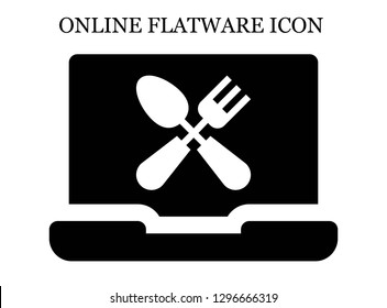 Cutlery search icon. Editable Cutlery search icon for web or mobile.