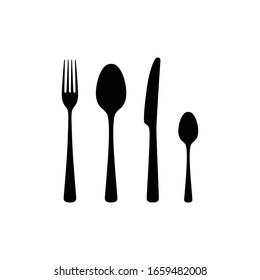 cutlery set dining vector illustration