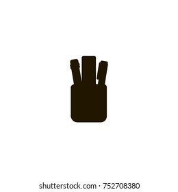 cutlery set icon. sign design