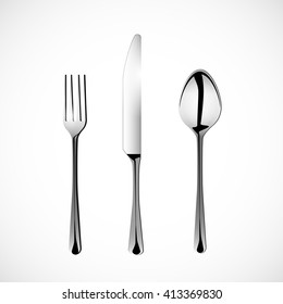 Cutlery set illustration