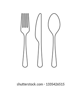 Cutlery Set Isolated Icon