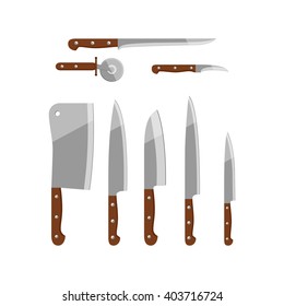Cutlery Set. Kitchen Knives