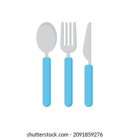 
Cutlery set . Vector illustration