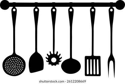 Cutlery Silhouette Spoon Knife Fork and More