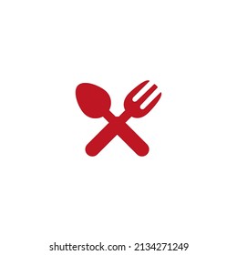 Cutlery and spoon vector illustration for icons, symbols or logos. suitable for restaurant logos, cafes and other places to eat