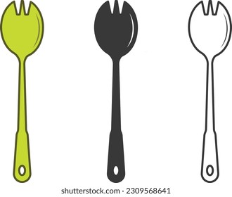 Vector Cutlery Spoon, Vector Spoon, Equipo De Restauración, Silhouette Cutlery, Clip Art Cuchara, Silhouette Spoon 