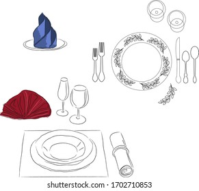 Cutlery spoon winner glass plate