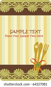 cutlery sticker