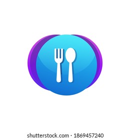 cutlery template logo design vector premium
