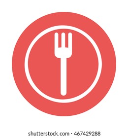 cutlery tool isolated icon vector illustration, eps10