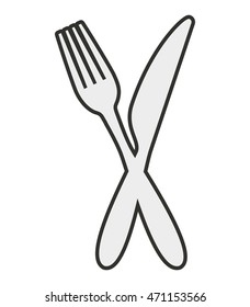 cutlery tool kitchenware isolated icon vector illustration design