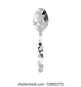 cutlery triangle mosaic icon image 