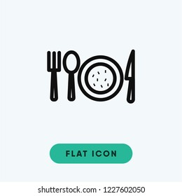 Cutlery vector icon