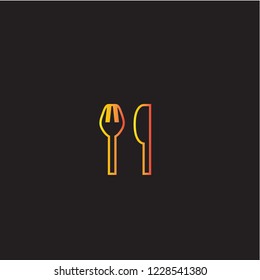 Cutlery vector icon