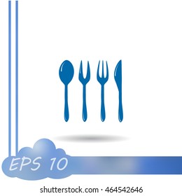 Cutlery vector icon