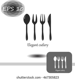 Cutlery vector icon