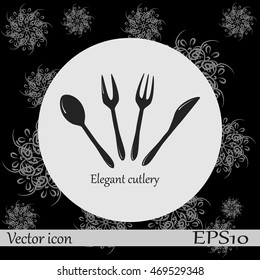 Cutlery vector icon