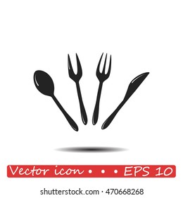 Cutlery vector icon
