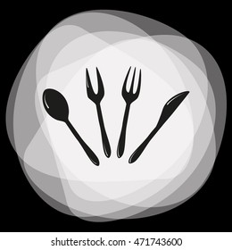 Cutlery vector icon