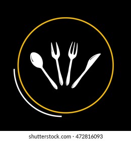 Cutlery vector icon