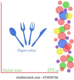 Cutlery vector icon